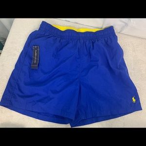 Ralph Lauren blue swim trunks nwt medium